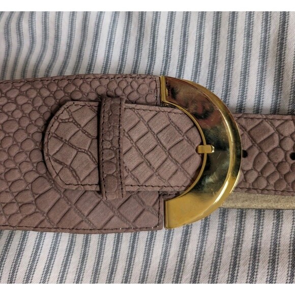 Christian Dior Vintage Belt Brown Leather Gold Hardware Classic 80s Old Money main image 6
